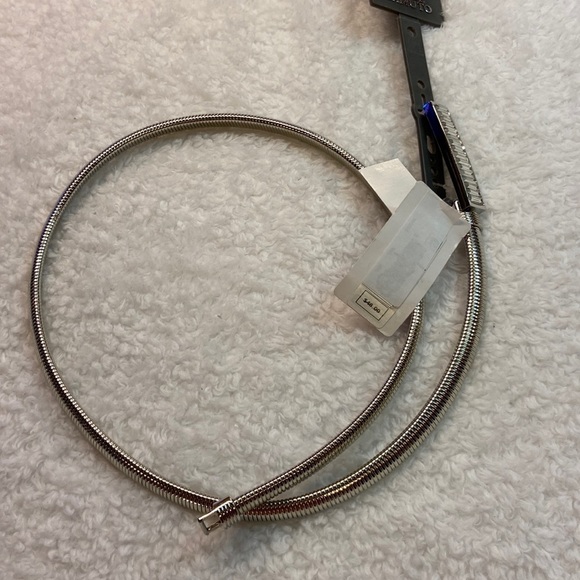 Vince Camuto Placard Metal Stretch Clasp Belt M/L NWT main image 6